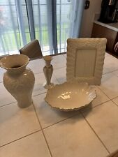 Lenox Vase Bowl And Wedding Frame Set. NWOT MADE IN USA. Vintage picture