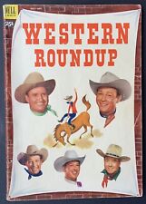 Western Roundup #3  July 1953   Golden Age Western  Dell Giant picture