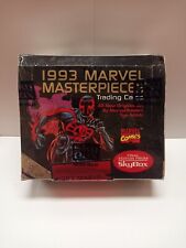 1993 Skybox MARVEL MASTERPIECES Trading Cards 36 Packs FACORTY SEALED BOX 2C picture