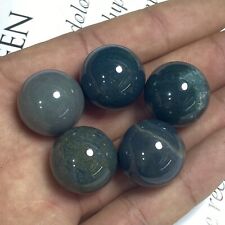 5pc Wholesale Natural Indian agate Ball Quartz Crystal Sphere Gem Healing 20mm+ picture
