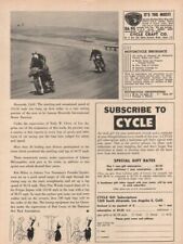 1957 Riverside International Motor Raceway - 1-Page Vintage Motorcycle Article picture