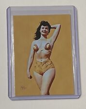 Bettie Page Limited Edition Artist Signed The Dark Angel Trading Card 3/10 picture