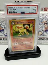 1998 Pokemon Japanese Vending Series 1 #78 Rapidash PSA 9 MINT picture