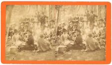 MAINE SV - South Orrington Gathering - GR Wheeldon 1880s RARE picture