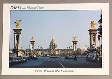 Postcard Paris France Pont Alexandre III Bridge  Les Invalides Street View picture