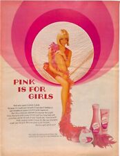 1968 print ad page - Lustre-Creme Shampoo -PINK IS FOR GIRLS- picture