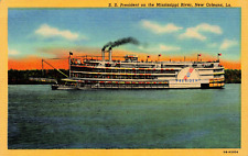 S.S. President Paddlewheeler Riverboat On The Mississippi New Orleans, Louisiana picture
