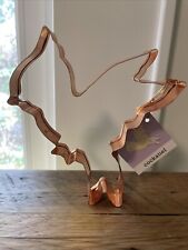 Vintage Copper Large Cookie Cutter Cockatiel Bird New With Tag picture