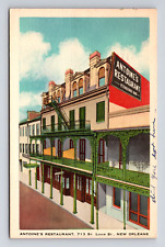 c1957 Postcard New Orleans LA Louisiana Antoine's Restaurant French Quarter picture