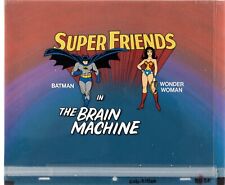 RARE Super Friends (1977) Title Card Cel Original Production Batman Wonder Woman picture