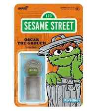 Oscar The Grouch Sesame Street 1,2,3 Super 7 Reaction Action Figure picture