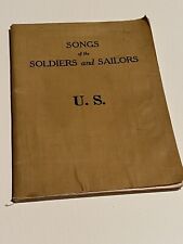 Songs of the Soldiers and Sailors 1917 Washington Government Printing Office picture