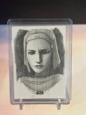 2023 Topps Finest STAR WARS THE MANDALORIAN BO KATAN SKETCH CARD ANDREW FRY 1/1 picture