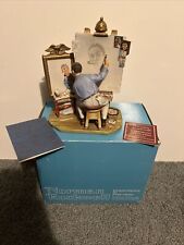 Vintage 1978 Gorham Norman Rockwell “ Self Portrait “ Figurine From Gift World picture