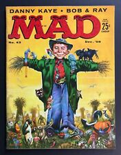 Mad Magazine No. 43 December 1958 NICK MEGLIN FN/VF Freas Don Martin Wally Wood picture