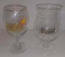 Set Of 2 Goblet Style Beer Glasses, Duvel, Corsendonk Christmas  picture