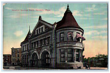 c1910 Newton Savings Bank Newton Massachusetts MA Antique Posted Postcard picture