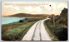 Postcard Missouri Pacific Between Kansas City & Omaha, Missouri Posted 1916 picture
