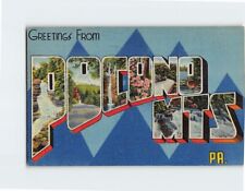Postcard Greetings from Pocono Mountains Pennsylvania USA picture