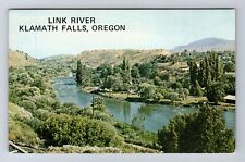 Klamath Falls OR-Oregon, Link River, Antique, Vintage Postcard picture