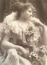 1890s Photo Woodbury Type- 'THE THEATRE' - Actress- Esmi Beringer picture