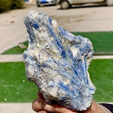1.66LB Rare Natural beautiful Blue KYANITE with Quartz Crystal Specimen Rough picture