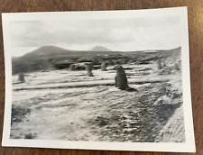 1940s Crete Island Greece Ruins Desert Mountains Travel Rocks Real Photo P4p8 picture
