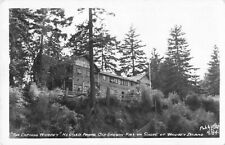 1920s Era The Captain Whidbey Nestled Among Old Growth Firs Postcard 5.5