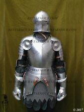 Unique Medieval Larp Gothic Half Body Armor Suit Knight Half Armor Suit A13 Gift picture