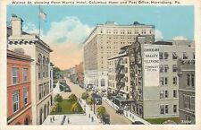 Harrisburg PA~Walnut St~Penn Harris Hotel~Cumberland Valley Telephone Co~1920 picture