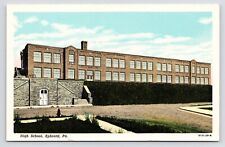 c1920s High School Lancaster County Vintage Ephrata Pennsylvania PA Postcard picture