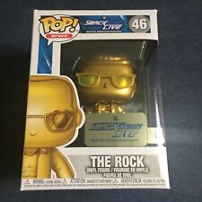 Funko Pop WWE Wrestling THE ROCK 46 (Gold) Smack Down Live 20th Anniversary picture