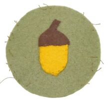 Original WWI US Army 87th Infantry Division Acorn Wool Patch Insignia O24 picture