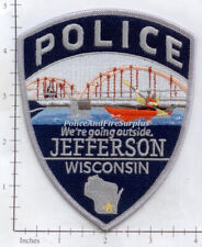 Wisconsin - Jefferson WI Police Dept Patch picture