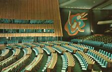 Vintage Postcard United Nations General Assembly Hall Headquarters New York NY picture
