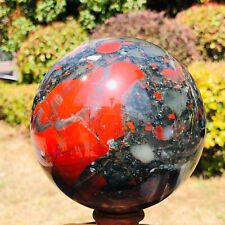4.35LB Natural African blood stone quartz sphere crystal ball reiki healing 868 picture