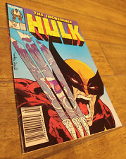 Incredible HULK 340 Newsstand Todd McFarlane Wolverine 1987 Feb Marvel Comics picture