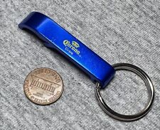 CORONA Extra - Aluminum Bottle Opener KEYCHAIN Key Ring - ANODIZED BLUE picture