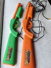 Big Buck Hunter Pro Arcade Game Green & Orange Guns Only - NO SENSOR  picture