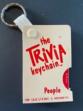 The Trivia Keychain, PEOPLE Keychain, 1984, Proudline, 120 questions & answers picture