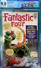 Marvel Comics Fantastic Four #1 Golden Record Reprint 1966 CGC 9.0 Blue Label picture