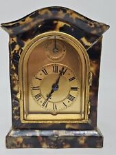 Antique Working French Victorian 'Time & Strike' Tortoise Shell Carriage Clock picture
