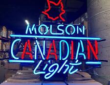 New Molson Canadian Light Neon Sign 24