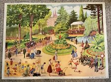 TABLEAUX D’ELOCUTION 2-Sided French Poster GARDEN/KITCHEN Montmorillon Vienne picture
