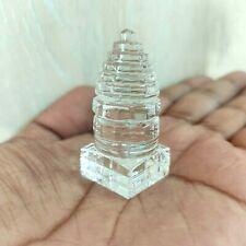 Sphatik Natural Crystal Meru Sri Shri Shree Yantra To Remove Vastu Dosh Defect picture
