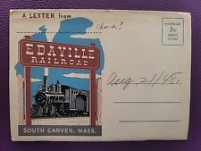 1948 Letter History Packet Edaville Railroad South Carver MA picture