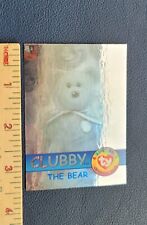 1999 TY CLUBBY Hologram Beanie Babies Card #1968/6667 Official Club Baby picture