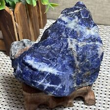 Top Sodalite Crystal - Rough Stone Healing Gemstone - Raw Sodalite Rock 398g A40 picture