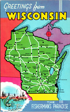 Postcard Greetings from Wisconsin, USA picture