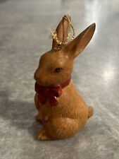 Vintage BUNNY Cafi Brand Standing Bunny Rabbit Easter / Christmas Ornament picture